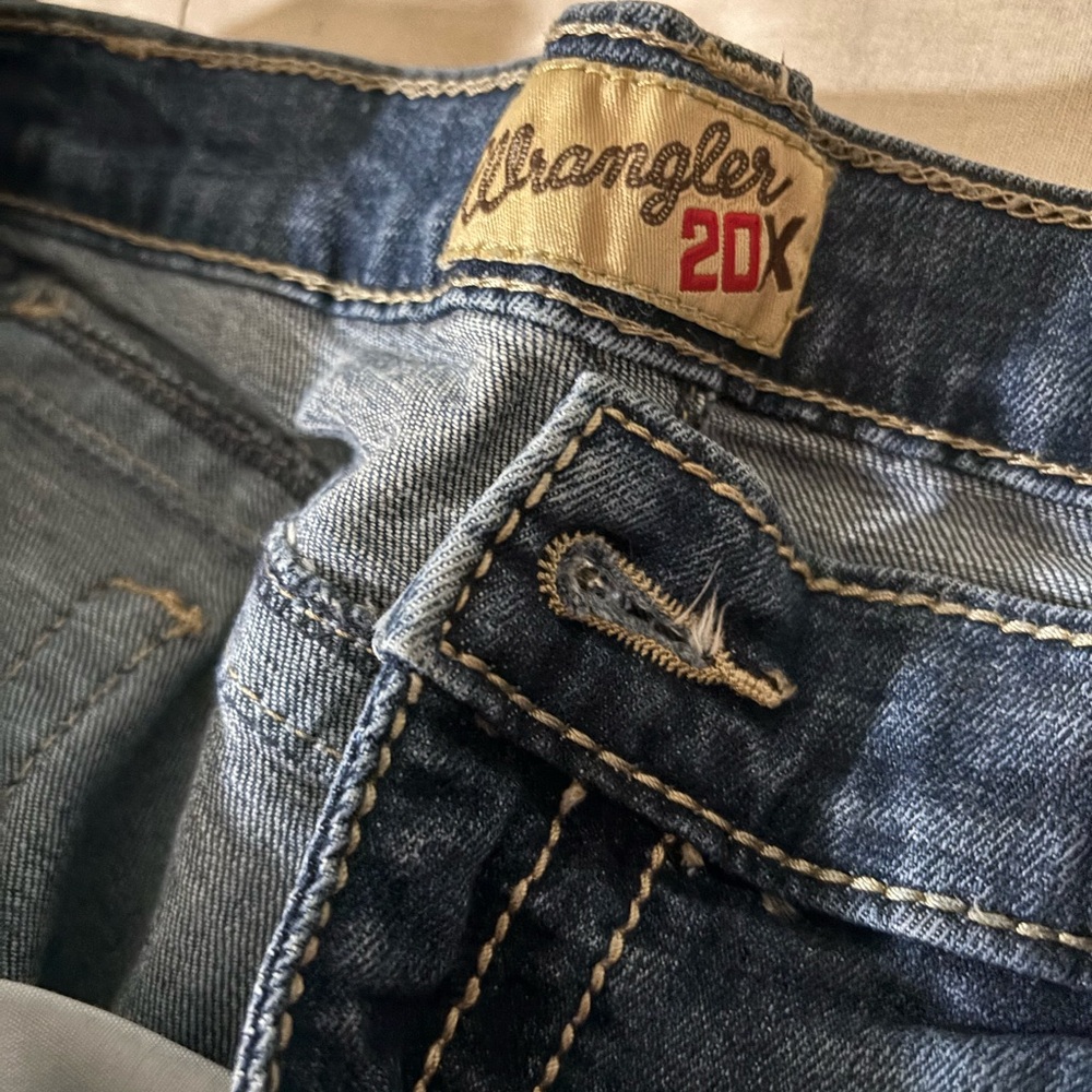 Wrangler 20X Men's Blue Jeans 36x30
